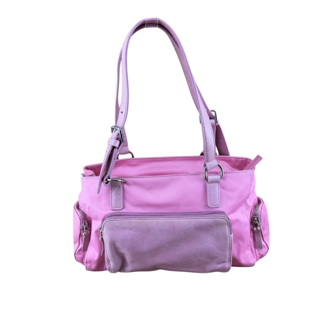 Brand New with Tags PRAGUE Dusty Rose Pink Leather Bag with Crystals Sho…